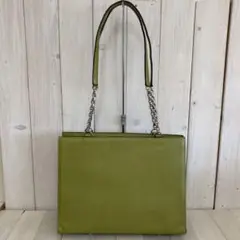 CELINE セリーヌ ショルダーバッグ チェーン グリーン