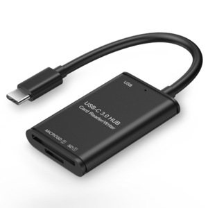 USB Type C SDカードリーダー 読み書き タイプC スマホ パソコン Mac Book Pro 等 USB-C 対応 3in1 MicroSD TF USB3.0 データ 読み書き