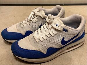 レア 中古 25cm WMNS AIR MAX LUNAR1 GAME ROYAL WHITE ナイキ エア マックス ルナー レッド ホワイト 654937-100 8