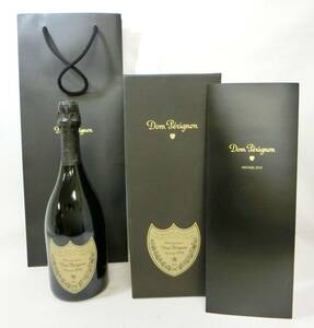 1000円スタート 酒 Champagne Dom Perignon vintage 2010 750ml 12.5％ シャンパン ドンペリ 果実酒 未開栓 箱付 酒U537