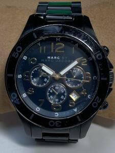 Ｂ941　メンズ腕時計　MARC BY MARC JACOBS/マーク　バイ　マーク　ジェイコブス　デイト　クォーツ　クロノグラフ