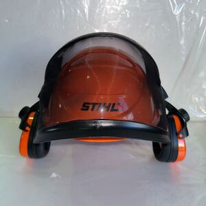 ②【STIHL ADVANCE】 ヘルメット EN397 EN352 スチール アドバンス (検索:林業用、チェンソー、草刈り、芝払い、 防音防塵ヘルメット