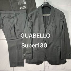 キングサイズ56 HUGO BOSS GUABELLO 極上 Super130