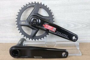 完成車外し　SRAM RIVAL DUB WIDE　スラム　ライバル　175ｍｍ　1×12速　12s　40T　DUB規格　シングル　クランクセット　cicli17　FD1