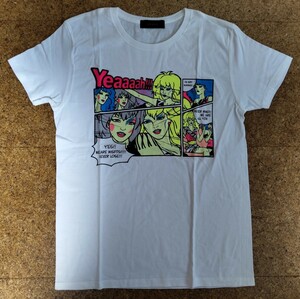 ARMED アームド 新品 Tシャツ アメコミ風 半袖Tシャツ 半袖 蛍光 NEON 白 ホワイト WHITE 日本製 2 spacebug space bug スペースバグ