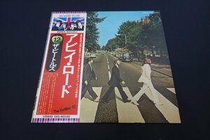 T136 レコード(94)　LP　当時物　帯付き　ザ・ビートルズ　12 アビイ・ロード / The Beatles ABBEY ROAD