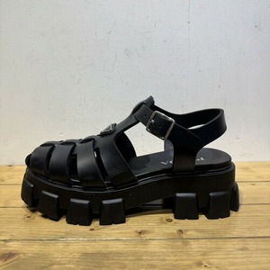 PRADA モノリスラバーサンダル SIZE-8 プラダ