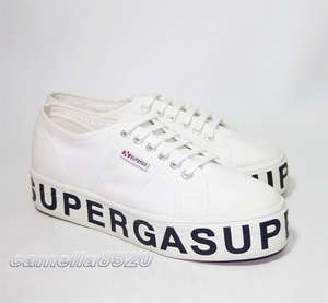 SUPERGA スペルガ キャンバス スニーカー 2790 COTW S00FJ80 厚底 プラットフォーム オフホワイト キャンバス US9.5 EU41 約25.5cm 未使用