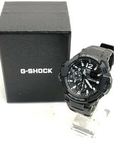 §　F9876　 CASIO　カシオ　G-SHOCK　5441　GA-1100　ブラック　メンズ腕時計　箱付き　稼働品　中古