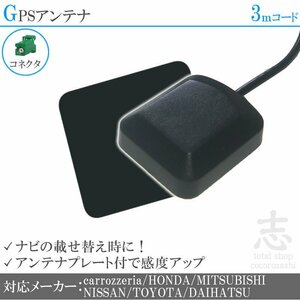 AVIC-HRZ088 対応 GPS アンテナ アースプレート 受信感度 カロッツェリア/carrozzeria/GPSアンテナ/カーナビ/部品 置き型