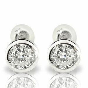 ピアス メンズ プラチナ 鑑定書付 ダイヤモンドピアス SI 一粒 大粒 0.60ct プラチナ スタッドピアス 天然石ダイヤ 男性用 宝石 人気