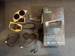 Cardo Pack Talk Edge　正規代理店輸入品　保証書＋納品書つき