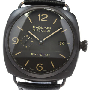 パネライ PANERAI PAM00505 ラジオミール コンポジット ブラックシール3デイズ スモールセコンド デイト 自動巻き メンズ _832281