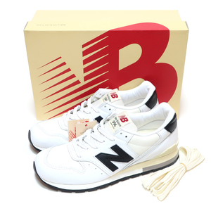 NEW BALANCE U996TC US6 24cm WHITE/IVORY LEATHER MADE IN USA ( ニューバランス 996 ホワイト/アイボリー 白 オールレザー アメリカ製 )