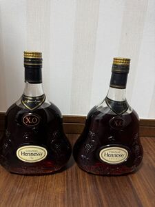 ヘネシー Hennessy XO 金キャップ クリアボトル 古酒 コニャック