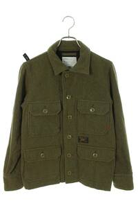 ダブルタップス WTAPS 14AW 142GWDT-JKM06 A-1 サイズ:1 ウールミリタリージャケットブルゾン 中古 BS99