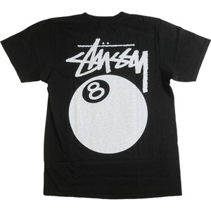 STUSSY ステューシー 24SS 8 BALL TEE PIGMENT DYED Black Tシャツ 黒 Size 【L】 【新古品・未使用品】 20800570