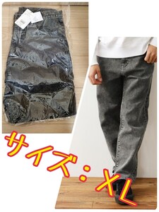 ★25まで【送料無料】 RODEO CROWNS WIDE BOWL ロデオクラウンズ ワイドボウル ワイドテーパードOX PANTS 421ESW31-0230 C.GRY XL コットン