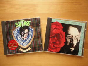 ●CD 美品 エルヴィス・コステロ ドイツ盤 ELVIS COSTELLO / SPIKE ヴェロニカ ＋ 米盤 ELVIS COSTELLO / MIGHTY LIKE A ROSE 個人所蔵品●