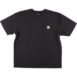 古着 カーハート Carhartt Loose Fit 半袖 ワンポイントロゴポケットTシャツ メンズXL /eaa464963