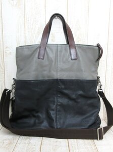 COACH/コーチ：トンプソン レザー 2WAYバッグ 70891 トートバッグ ショルダーバッグ 中古/USED