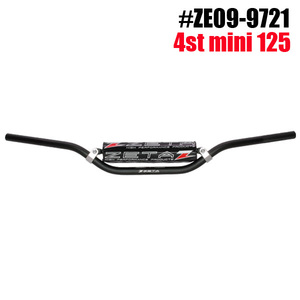 【ZE07-6412】ZETA CXハンドルバー　4ストミニ125/ブラック CRF125F,TTR125向け【送料￥880】