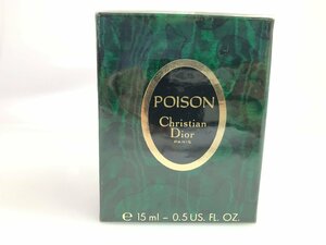 未使用　フィルム未開封　クリスチャン・ディオール　Christian Dior　プワゾン　POISON　エスプリドゥパルファム　ボトル　15ml　YK-5989