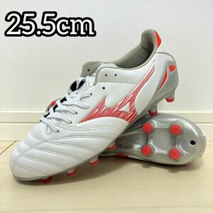 MIZUNO ミズノ モレリアネオ4 プロ 25.5cm チャージパック 白 赤 / サッカースパイク MORELIA NEO Ⅳ PRO