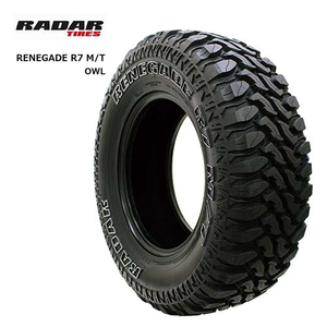 送料無料 レーダー サマータイヤ RADAR RENEGADE R7 M/T.OWL レネゲイド R7 M/T.OWL 35x/12.5R20 121Q 【4本セット 新品】