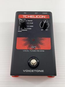 TC HELICON◆エフェクター VoiceTone R1/ブラック/音楽/楽器/VoiceToneR1