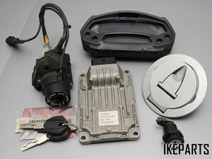 実動車外し！ ドゥカティ DUCATI モンスター M1100S 純正 キーセット メインキー ECU 「メータージャンク」 A057J0213