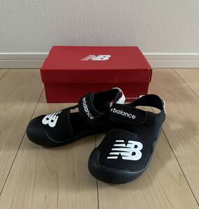  美品 元箱付き New Balance ニューバランス YOCRSRBK YOCRSR BLACK ブラック KID`S ジュニア キッズ 元箱付き 水陸両用 男の子 女の子 黒