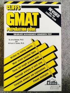 Cliffs　GMAT　preparation guide 　中古良書！！