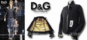 ★DOLCE&GABBANA★ドルガバ D&G マットライダースジャケット48★マットブラック黒【本物保証】イタカジ★芸能人御用達★ハイファッション★