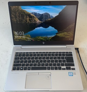 中古ノートパソコン★Windows10★HP Core i5-8350U/@1.90GHz/8GB/M.2 128GB/14インチ★