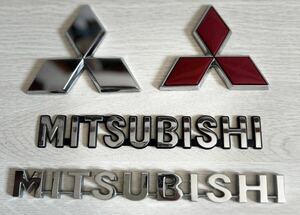 ☆MITSUBISHI ミツビシ エンブレム 4点セット☆