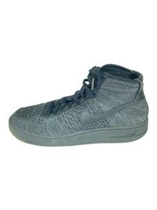 NIKE◆AF1 ULTRA FLYKNIT MID/エアフォースワンウルトラフライニットミッド/ブラック/28.5cm/BL//