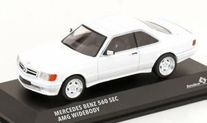 ソリド　1/43　メルセデスベンツ・560 SEC C126 AMG Widebody　white　1990