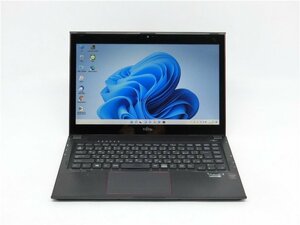 カメラ内蔵/13.3型タッチパネル/ノートPC/Win11/SSD128/4GB/4世代i5/FMV　UH55/M　MSoffice2021搭載　HDMI USB3.0