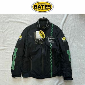 新品 BATES BJ-W001 GREEN Mサイズ ベイツ 中綿入りナイロンジャケット ライディングジャケット 裏地起毛素材 防寒 防風 A51221-5