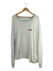 FACETASM◆SWITCHED XXL SWEAT SHIRT/スウェット/コットン/GRY/FNT-SW-U02