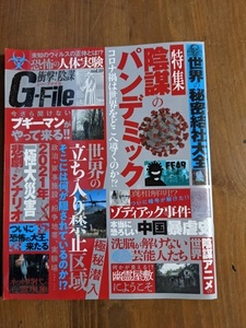 G-File ジー・ファイル vol.10 衝撃 陰謀のパンデミック/ゾディアック事件/世界の秘密結社大全