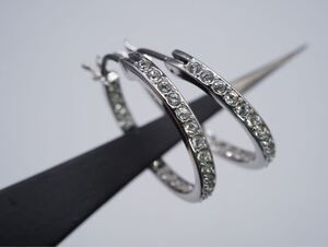 【1289】SWAROVSKI スワロフスキー ピアス アクセサリー 両耳 TIA