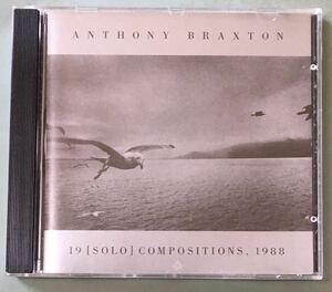 Anthony Braxton / 19 [Solo] Compositions, 1988/Alto Saxophone/蒸着盤CD