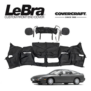 【CoverCraft/LeBra 正規品】専用設計 ノーズブラ フルタイプ フルブラ フロントエンドマスク フードカバー 日産 180SX S13系 スポイラー無