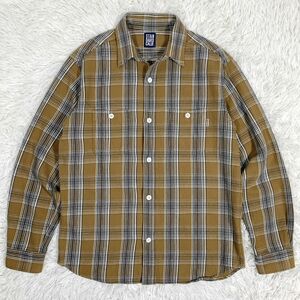 STANDARD CALIFORNIA スタンダードカリフォルニア 20AW チェック ネルシャツ SD Flannel Check Shirt ブラウン系 Lサイズ