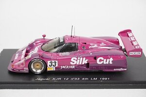 Spark スパーク 1/43 Jaguar ジャガー XJR12 ルマン4位 1991 #33 シルクカット S0753