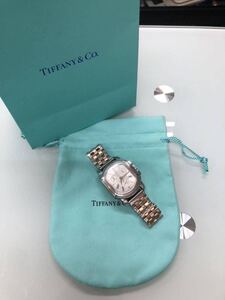 Tiffany Marc coup chronographdate スモセコ メンズ ティファニー マーククーペ クロノグラフ クォーツ 腕時計