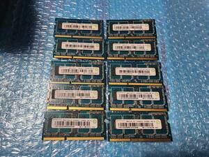 即決 RAMAXEL製 10枚セット DDR3 4GB PC3-12800S 204pin 送料185円～