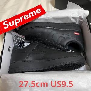 1円～　売り切り Supreme × Nike Air Force 1 シュプリーム　ナイキ us9.5 新品 27.5